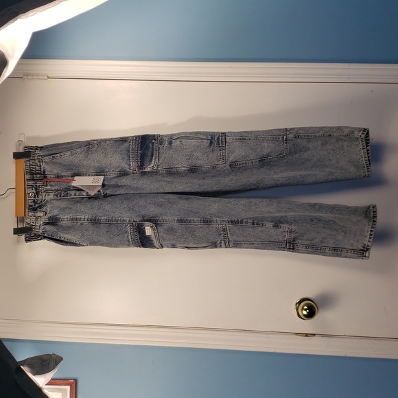 BDG Urban Blaine Cargo skate Nwt Outfitters Cargo trousers - blue W24 L32 - Picture 7 of 12